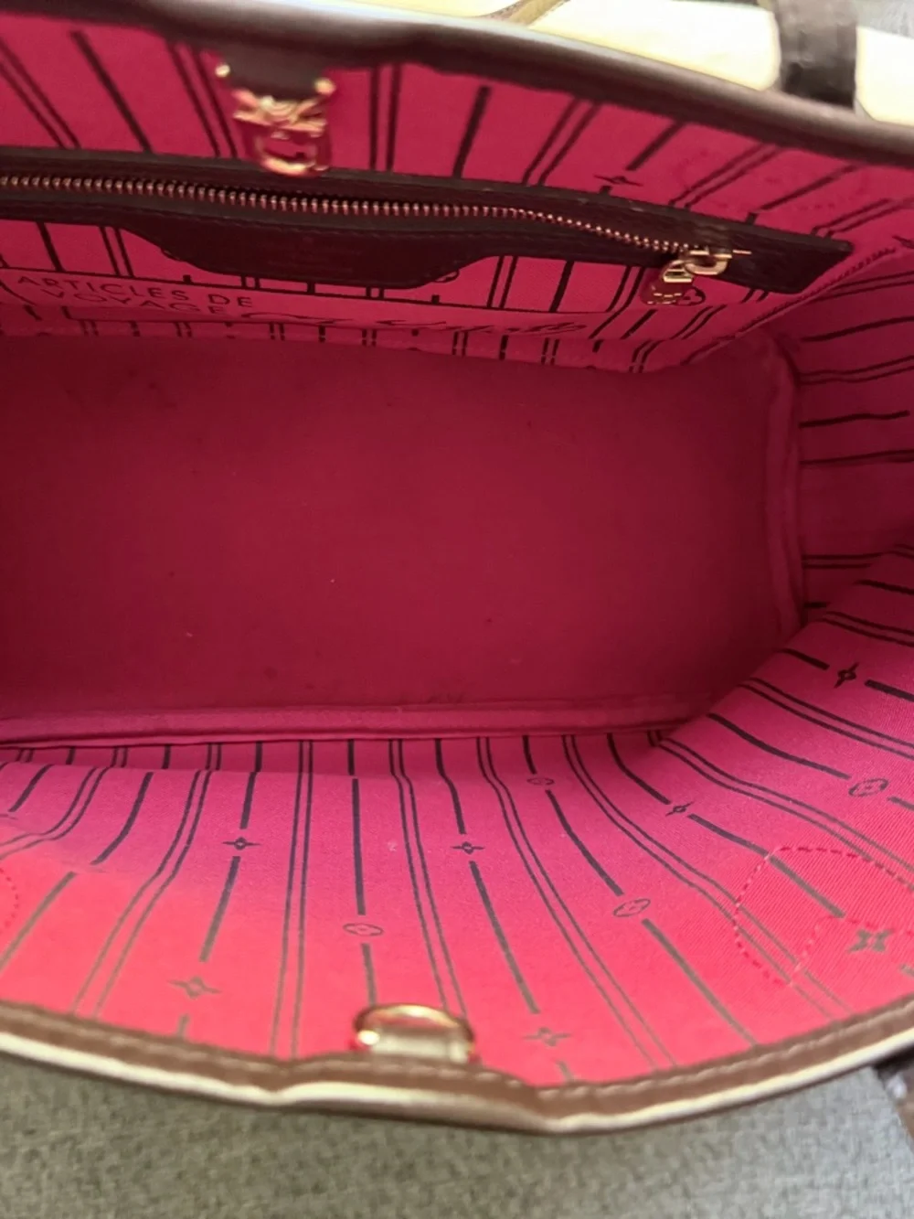 Louis Vuitton Damier Ebene Canvas Tote Bag PM - Picture 7 of 10